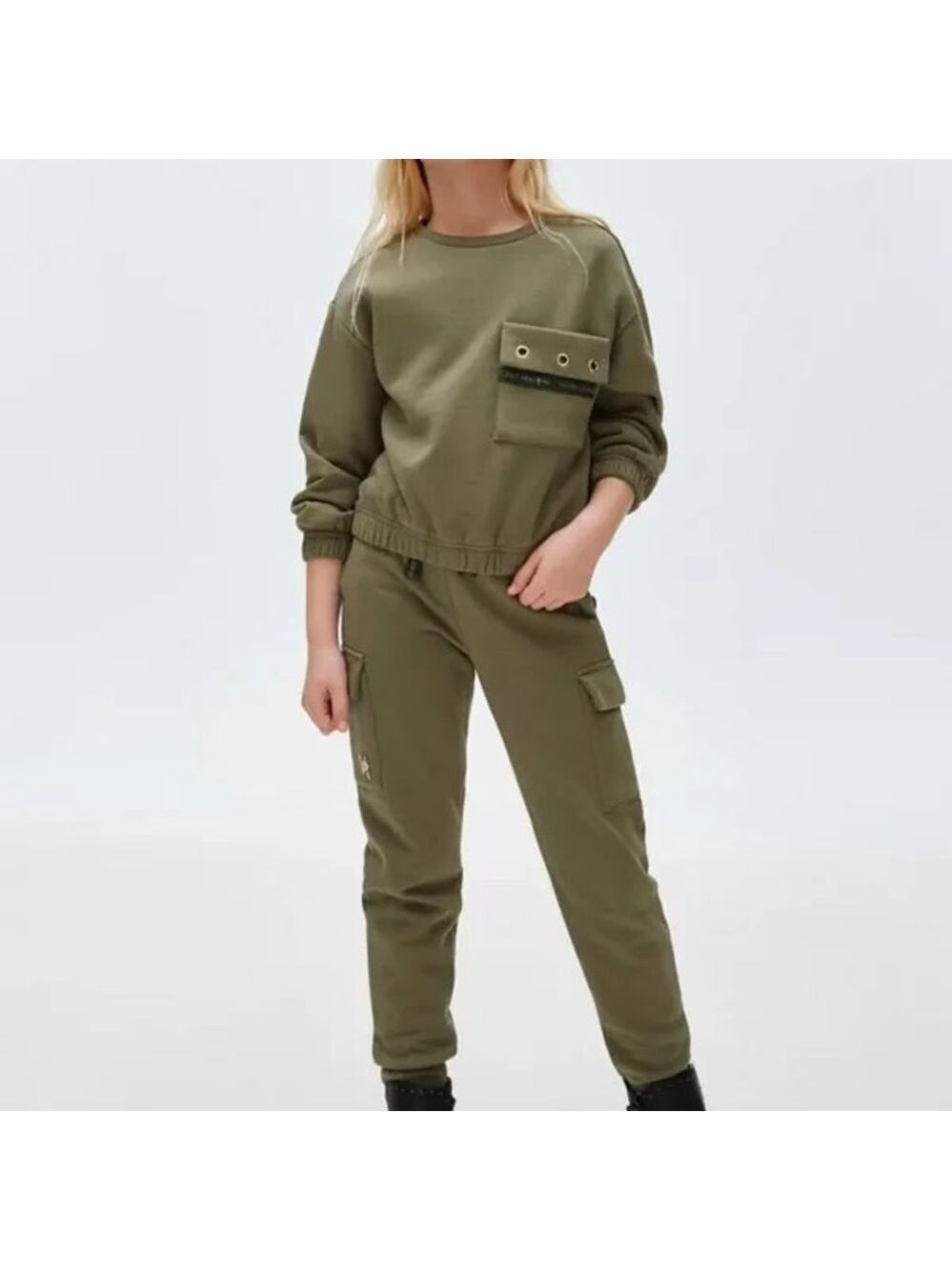 Mayoral Khaki Kids Matching Set